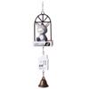 Tubayia Cute Wind Chime Photography Prop Decor, Gray Donkey view 3