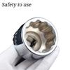 1/2-Inch (1.27 cm) Ratchet Wrench Socket Set, 12-Point, 12.5 x 24 mm, 1 Piece view 4