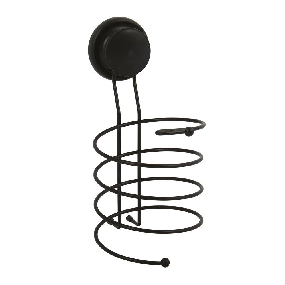Spirella MSV Hair Dryer Holder, Matte Stainless Steel, 6 x 9 x 12 cm