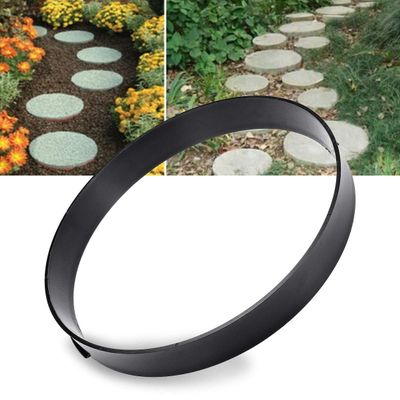 TuToy 35 x 35 cm Round Plastic DIY Concrete Paving Mold