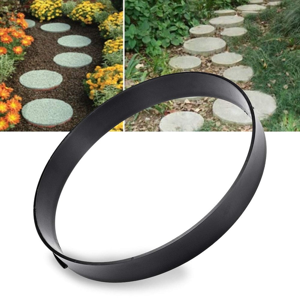 TuToy 35 x 35 cm Round Plastic DIY Concrete Paving Mold