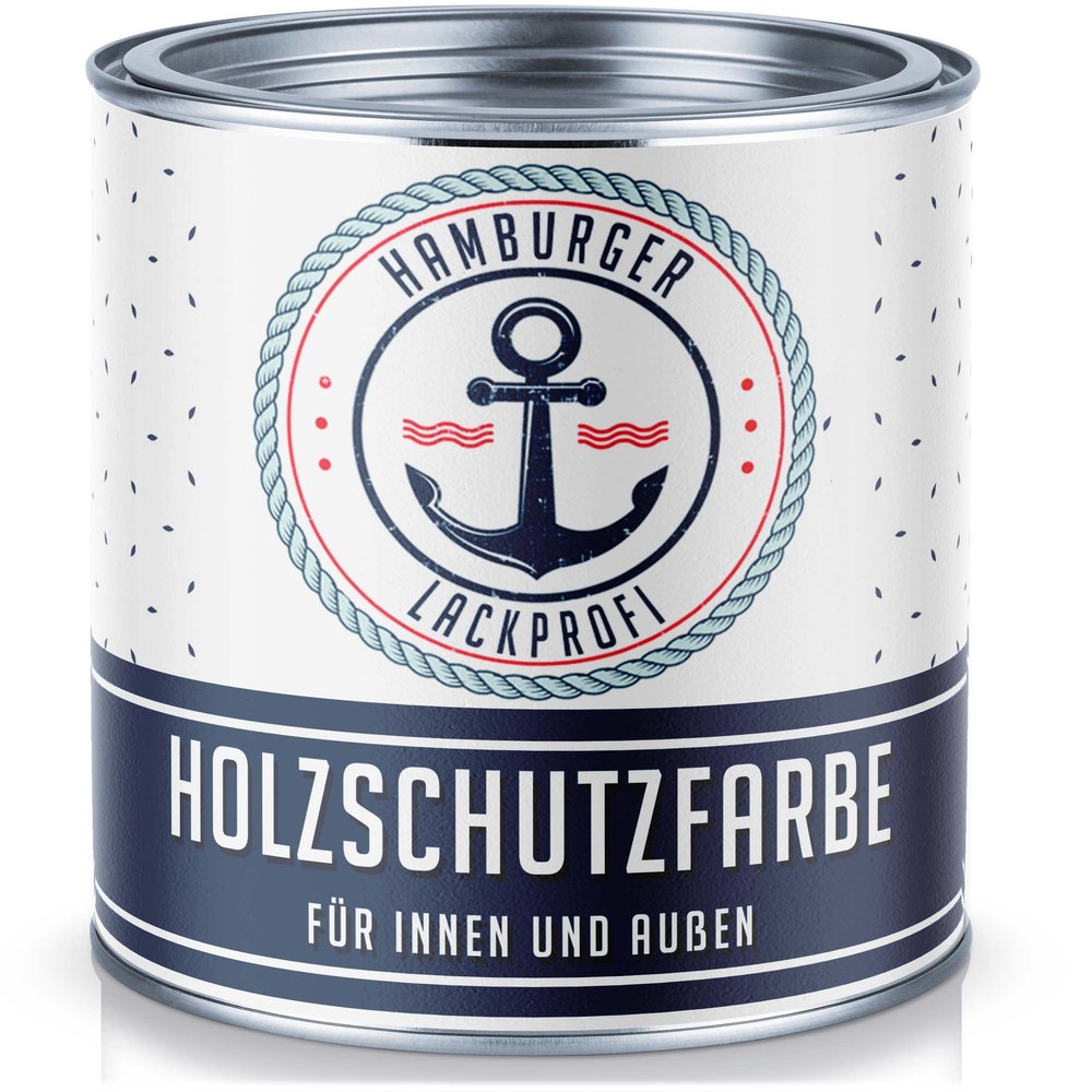 PU Satin-Finish Wood Protection Paint, Sun Yellow RAL 1037, UV- and Weather-Resistant, 2.5 L – Hamburger Lack-Profi