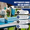 PU Satin-Finish Wood Protection Paint, Sun Yellow RAL 1037, UV- and Weather-Resistant, 2.5 L – Hamburger Lack-Profi view 4