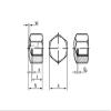 25 pcs DIN 917 Hex Acorn Nuts M4 – Zinc-Plated Steel view 2