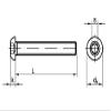 100 Button Head Screws ISO 7380-1 M5 x 12 – Stainless Steel A2 view 2