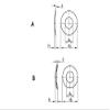 25 Spring Washers DIN 137 Form B 14 - Steel view 2