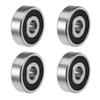 sourcing map Grooved Ball Bearings 6300-2RS Z2, Double-Shielded, 4-Pack view 1