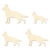 Wooden German Shepherd – Craft Decoration, 3–50 cm, Size: 21 cm, Pack of 10 view 2