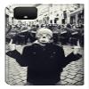 Skull Mask Man Protester Flip Case for Google Pixel 4 view 2