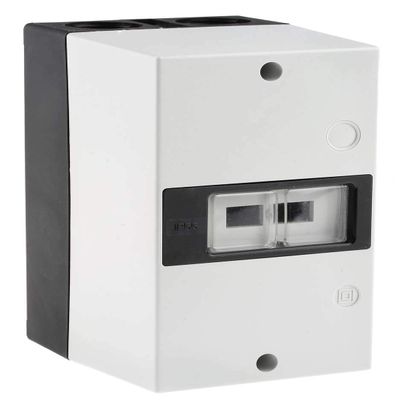 RS PRO DIN Rail Enclosure, 135 mm x 95.5 mm, White, 8 mm DIN Rail, XL-2000-01 Series