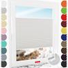 Schuette Pleated Blind, Drill-and-Screw Mount, Thermal Collection Spring Cloud (Gray), 95 x 230 cm (W x H) view 1
