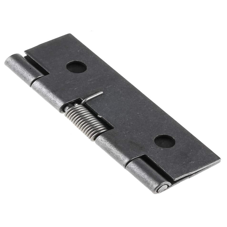 RS PRO Steel Piano Hinge, Spring-Loaded, Self-Closing, 1 mm x 35 mm x 60 mm, Pack of 2