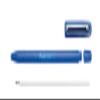BXLM1002-C2 Refills for iZee BX460 Ballpoint Pen, Blue, 1.0 mm Ball, 0.5 mm Line, 12 x 2-Pack view 2