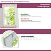Gardinen21 Made-to-Measure Klemmfix Pleated Blind in Purple, No Drilling view 4