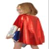 Wonder Woman Costume for Girls, Official DC Comics, Ages 8–10 view 2
