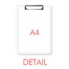 A4 Clipboard with "Pork Raw Meat Food" Inscription view 4