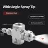 MroMax 1/4 BSP Female Thread 130° Air Atomizing Spray Nozzle, 304 Stainless Steel, 1 Piece view 3