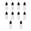 Othmro 50-Pack 20 mL PE Plastic Squeeze Dropper Bottles with Black Caps view 1