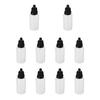 Othmro 50-Pack 20 mL PE Plastic Squeeze Dropper Bottles with Black Caps view 2
