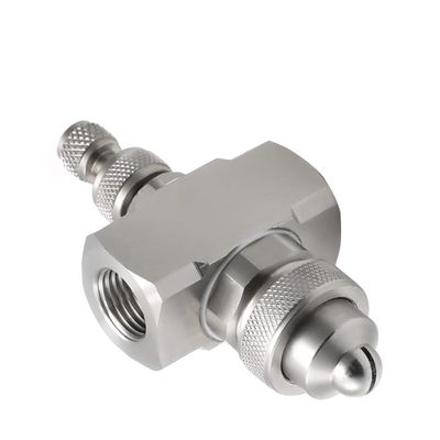 MroMax 1/4 BSP Female Thread 130° Air Atomizing Spray Nozzle, 304 Stainless Steel, 1-Piece