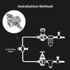 MroMax 1/4 BSP Female Thread 130° Air Atomizing Spray Nozzle, 304 Stainless Steel, 1-Piece view 4