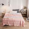 FANSU Soft Flannel Blanket, Plush Printed Throw, Pink, 120 x 200 cm view 1