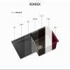 SCHOCK Tia D-100L Puro CRISTADUR Black Kitchen Sink 100 x 50 cm with Drainer view 3
