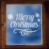 XL Christmas Stencil – “Merry Christmas” & Snowflakes, Personalized Name view 3