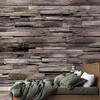 decomonkey Self-Adhesive Wood Photo Wallpaper, 343 x 256 cm, XL Wooden Wall Planks view 3