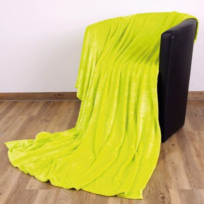 Bestlivings Celina Cozy Blanket 80 x 120 cm, Fluffy Green Throw