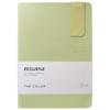 Zequenz The Color A5 Notebook, Olive Green, Dotted, 100 Sheets, 80 gsm, Cream Paper, 360° Lay-Flat, Fountain Pen-Friendly, Softcover view 1