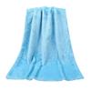 Flannel Fleece Throw Blanket, Extra Soft and Warm, 45 x 65 cm, Sky Blue view 1