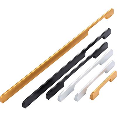 Molinter Cabinet Handles, Bow Pulls for Drawers and Furniture, 213 mm (Hole Spacing: 192 mm), Black