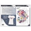 Ideen mit Herz Color Glitter Iron-On Transfer, DIN A4 – Flower Heart view 3