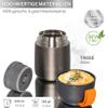 Limes 8 Stainless Steel Thermal Food Container, 500 ml – Insulated Lunch Box for Hot Meals, Baby Food, Soups & Muesli To Go view 3