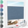 Schuette After Rain Pleated Blind, Screw-Mounted, Blue, 90 x 120 cm view 1