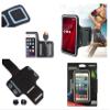 DFV mobile Professional Neoprene Sports Armband with Buckle for LG LMQ850QM G7 Fit (2019), Black view 2