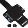 DFV mobile Professional Neoprene Sports Armband with Buckle for LG LMQ850QM G7 Fit (2019), Black view 4