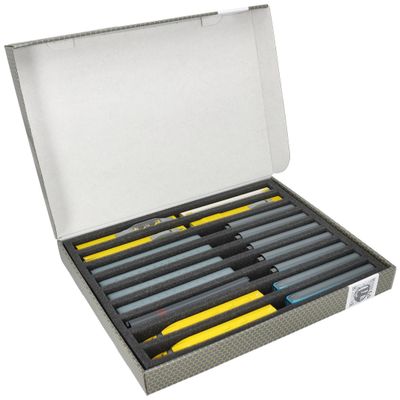 Feldherr FSLB040 Storage Box for Model Railways, Locomotives and Vehicles – 9 Dividers for N Scale, Upright, 1 Pc.