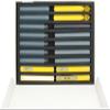 Feldherr FSLB040 Storage Box for Model Railways, Locomotives and Vehicles – 9 Dividers for N Scale, Upright, 1 Pc. view 3