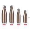 Xiang Ru Leakproof Double-Wall Vacuum-Insulated Stainless Steel Water Bottle, Gold, 500 ml (17 oz) view 2