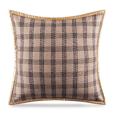 MOCOFO Embroidered Cotton Linen Pillow Covers, 45 x 45 cm, Set of 4