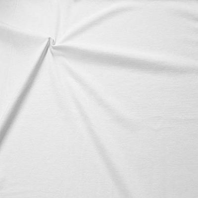 STOFFKONTOR Romanit Jersey Fabric, Fashion Standard 4, OEKO-TEX Standard 100, White, Sold by the Meter