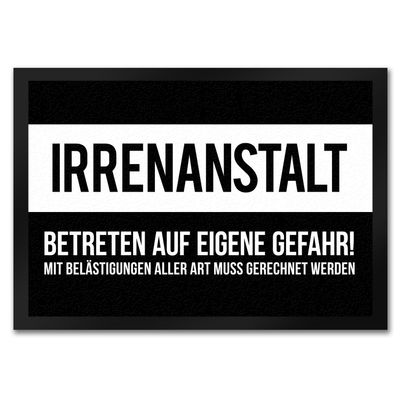 trendaffe Mental Asylum. Enter at Your Own Risk! Doormat