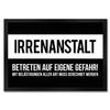 trendaffe Mental Asylum. Enter at Your Own Risk! Doormat view 1