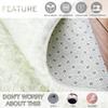 Muutos Plush Non-Slip Rug for Bedroom, Living Room, Dining Room, or Guest Room, Milky, 40 x 110 cm view 4