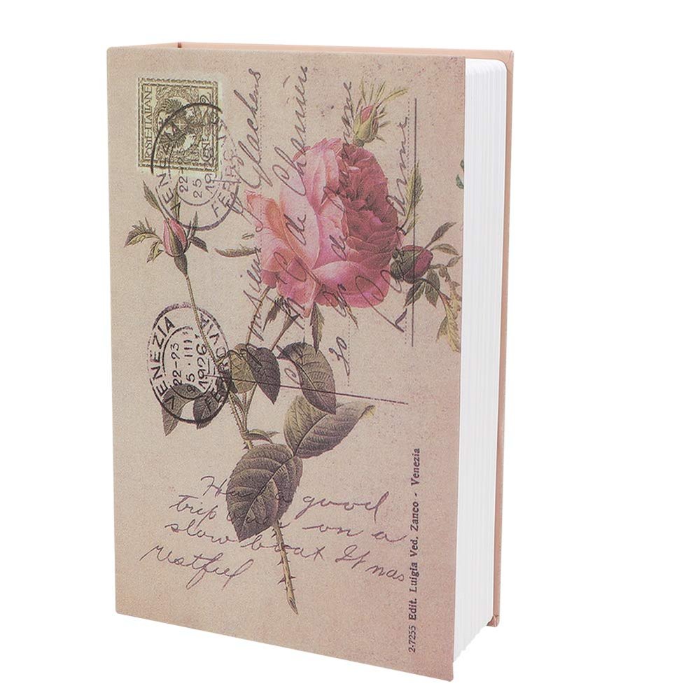 Secret Book Safe with Key Lock, Hidden Portable Safe
