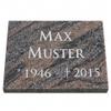 designgrab ParaL001 80 x 60 x 5 cm Paradiso Granite Grave Slab with Inscription view 1