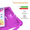 TopEsct Kids Shockproof Silicone Case with Handle and Stand for iPad 7th/8th/9th Gen 10.2-inch and iPad Air 3rd Gen, Purple view 3