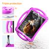 TopEsct Kids Shockproof Silicone Case with Handle and Stand for iPad 7th/8th/9th Gen 10.2-inch and iPad Air 3rd Gen, Purple view 4